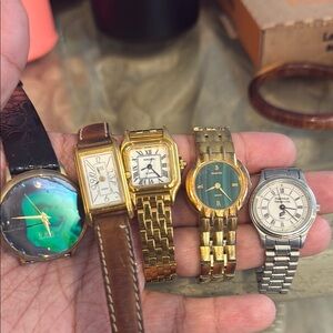 Gold and Silver Watch Collection